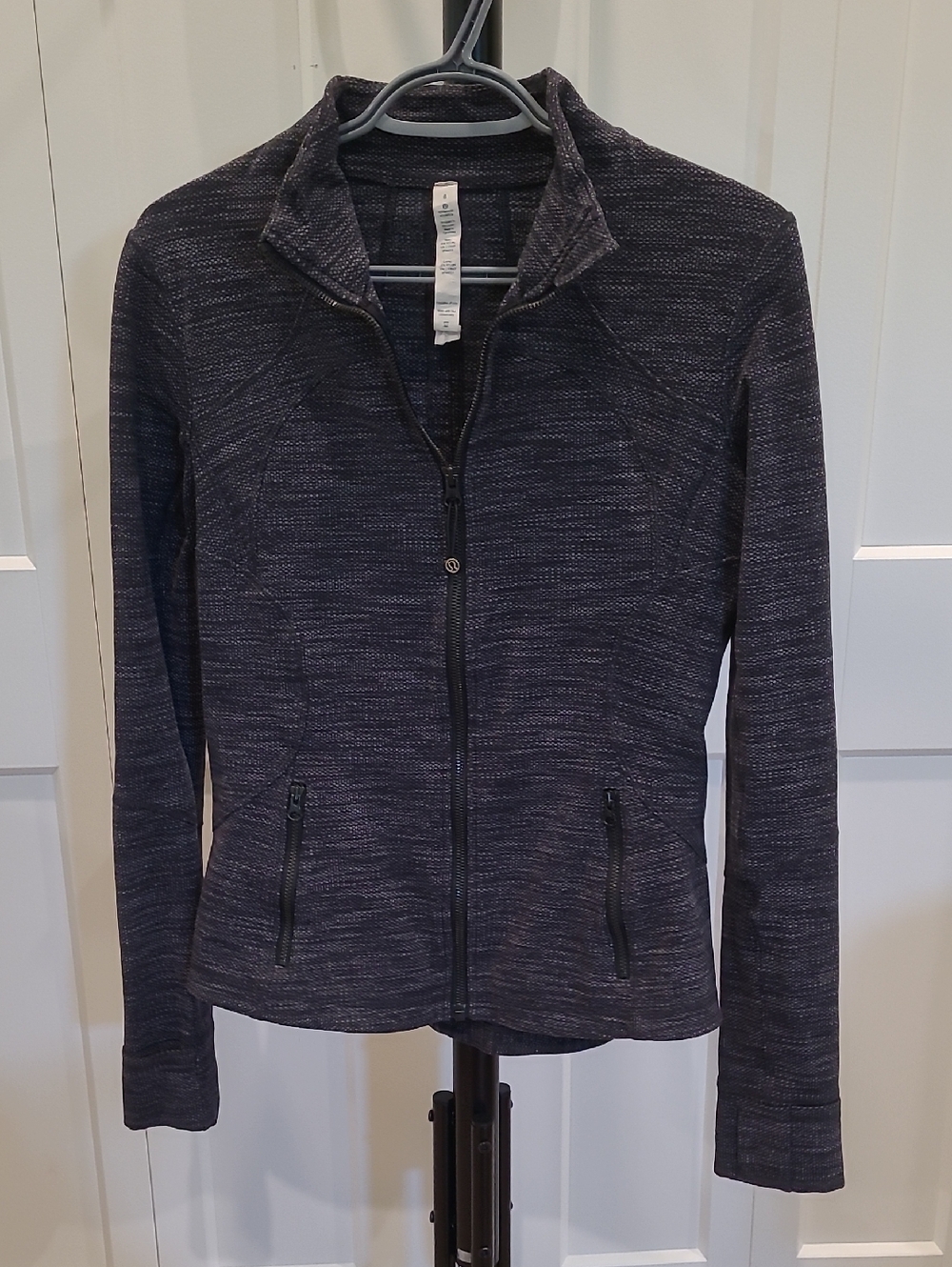 lululemon athletica Heathered Dark Gray Full-Zip Define Jacket